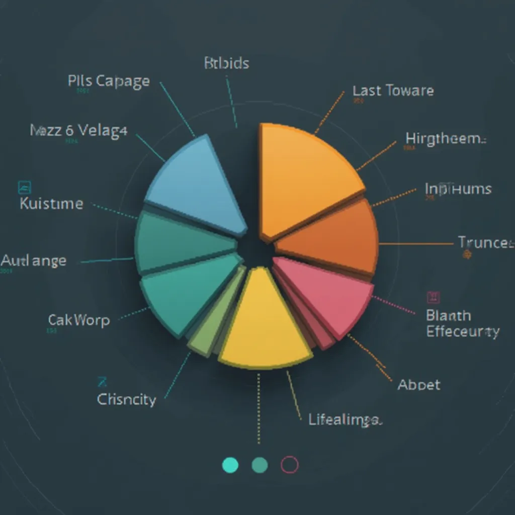 Diagrama circular de una cartera de inversión diversificada